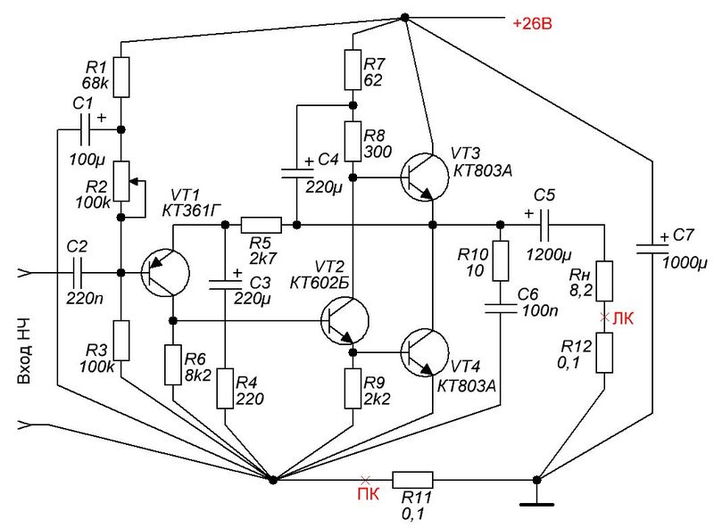 Схемы на кт808а своими руками