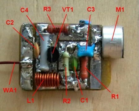 Радио-жучок своими руками