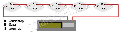 Солнечная батарея из старых транзисторов
