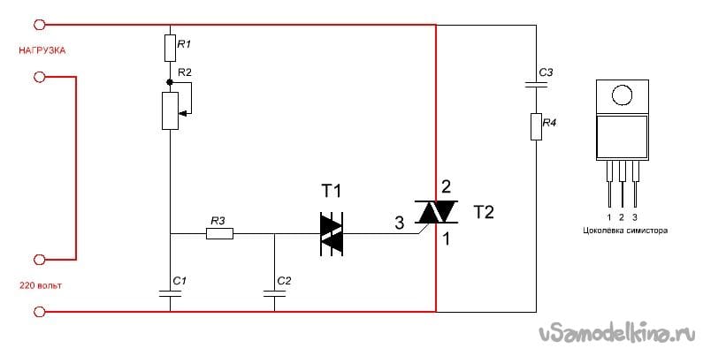 Диммер на 5 квт своими руками схема