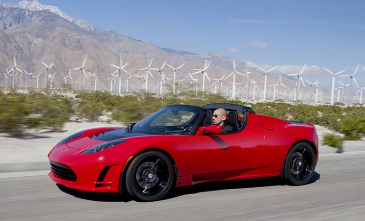 History of the electric vehicle Tesla Roadster