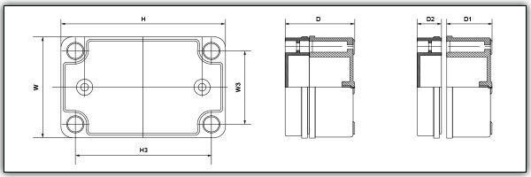 Underground electrical junction boxes