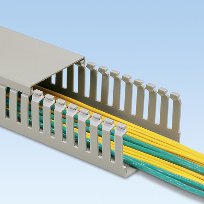 Non-flammable PVC/plastic cable trunking