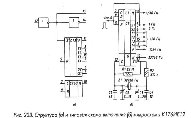 Микросхема к176ир2 описание и схема включения