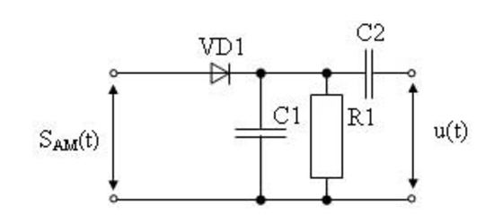 Амплитудный демодулятор схема