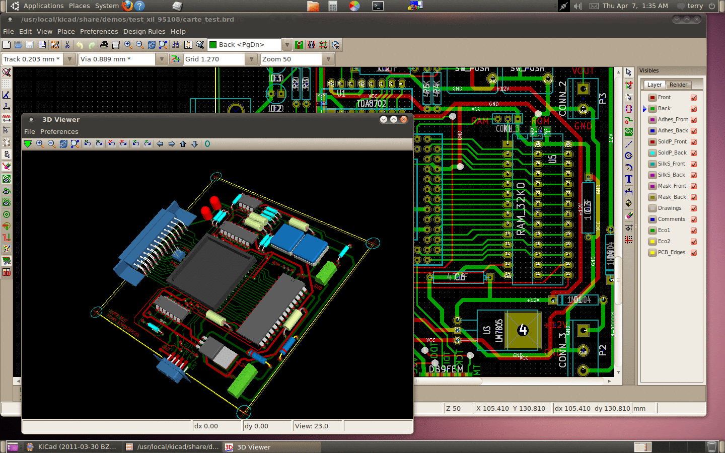 KICAD моделирование схем