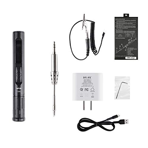 7. MINI TS80 Digital OLED USB Type-C Programmable Soldering Iron (Power Supply Included)