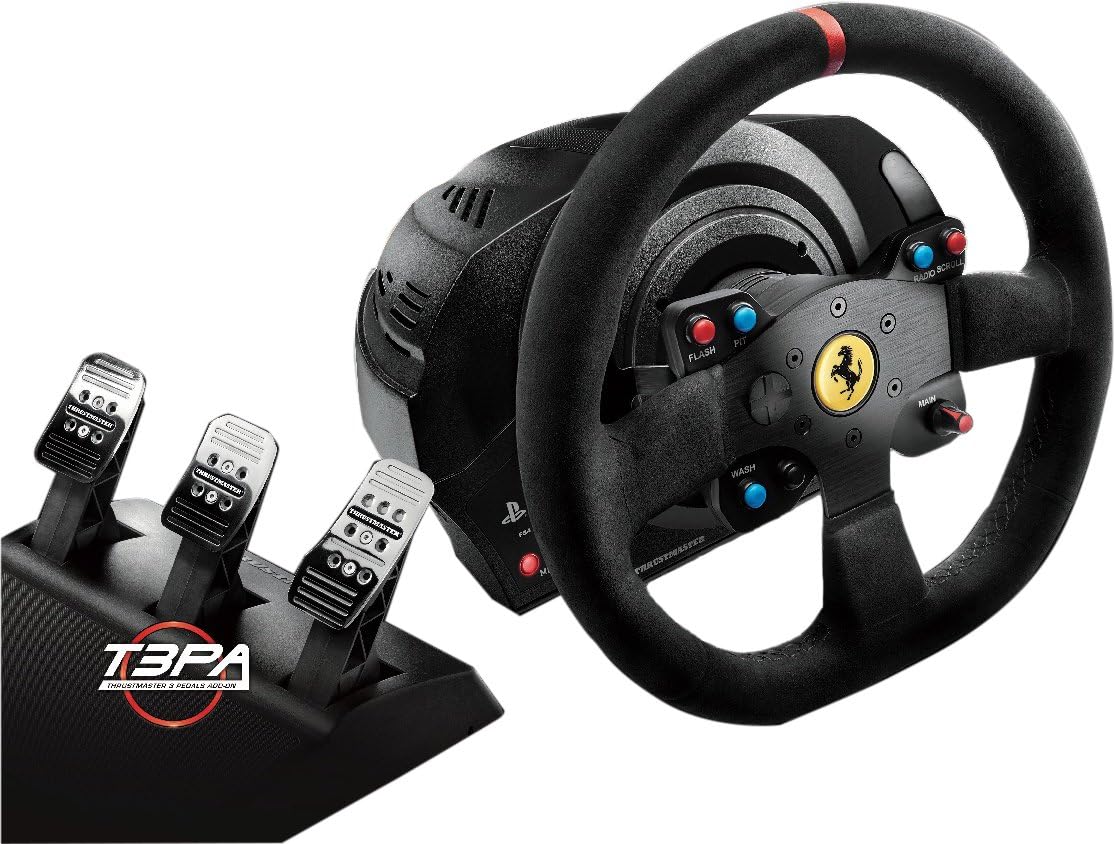 Руль с педалями и коробкой. Thrustmaster t300 RS gt. Руль Thrustmaster t300. Руль Thrustmaster t300 Ferrari. Руль Thrustmaster t300 Ferrari integral RW Alcantara.