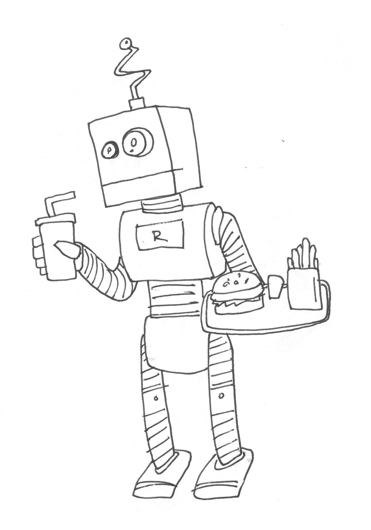 Рисунки Роботы