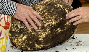 2,000-year-old lump of butter. Unusual finds