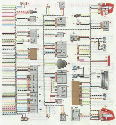 Электрическая схема ваз 2114 инжектор 8 клапанов с описанием замок зажигания