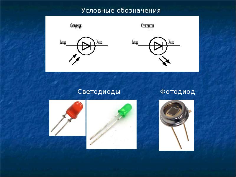 Фототранзистор обозначение на схеме