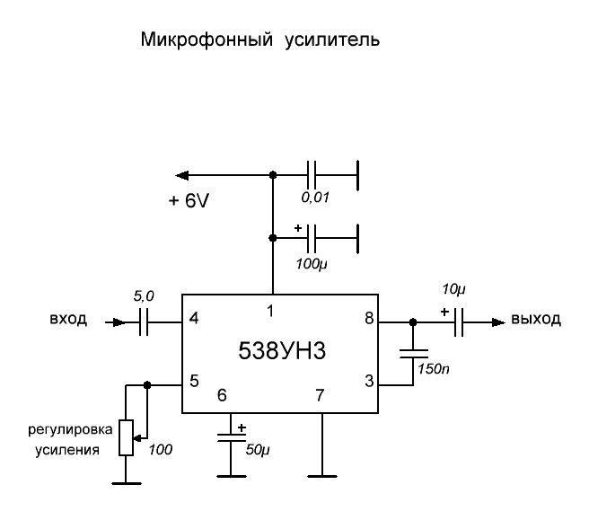 Max9814 микрофонный усилитель схема