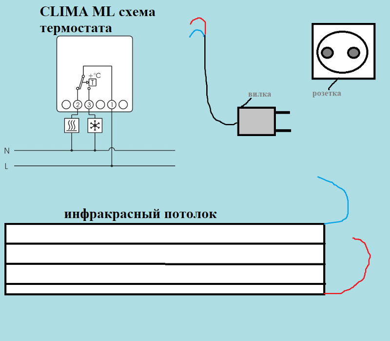 Схема термостата холодильника