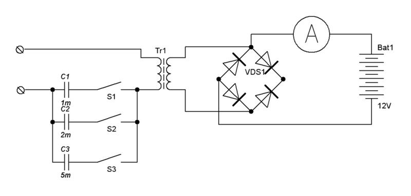 Схема регулировки напряжения по первичной обмотке трансформатора схема