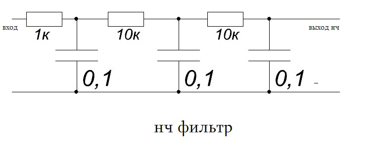 Фильтр сабвуфера своими руками схема