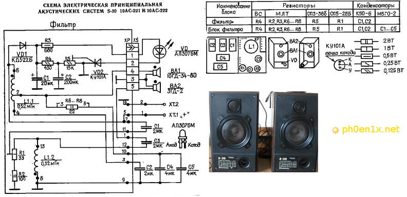Радиотехника s90b схема