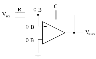 Схема интегратора
