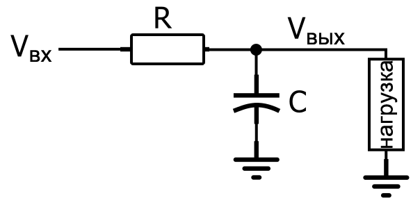 Фильтр низких частот схема