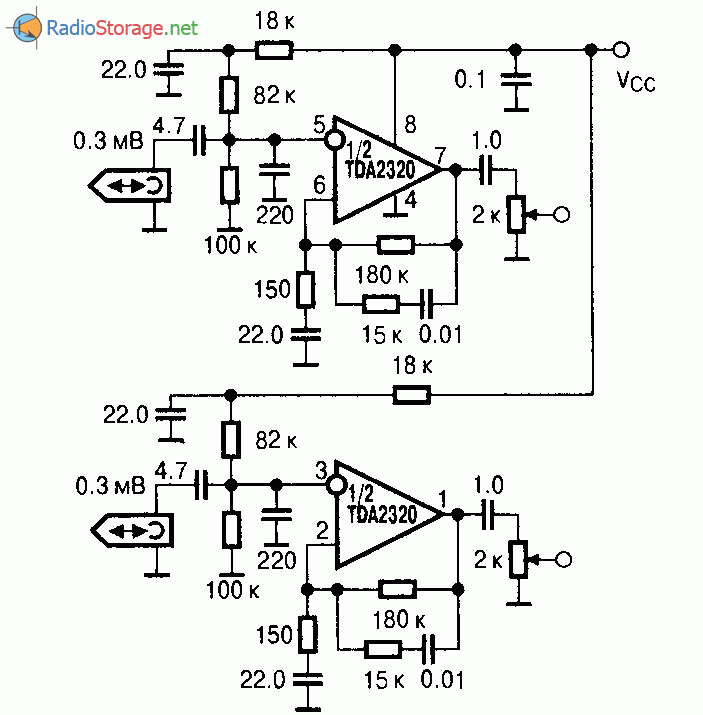 4560 микросхема схема включения