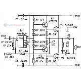Схема УМЗЧ на транзисторах и ОУ КР1408УД1, КТ972, КТ908 (60Вт)