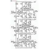 Трехполосный усилитель на транзисторах и ОУ (14 Вт)