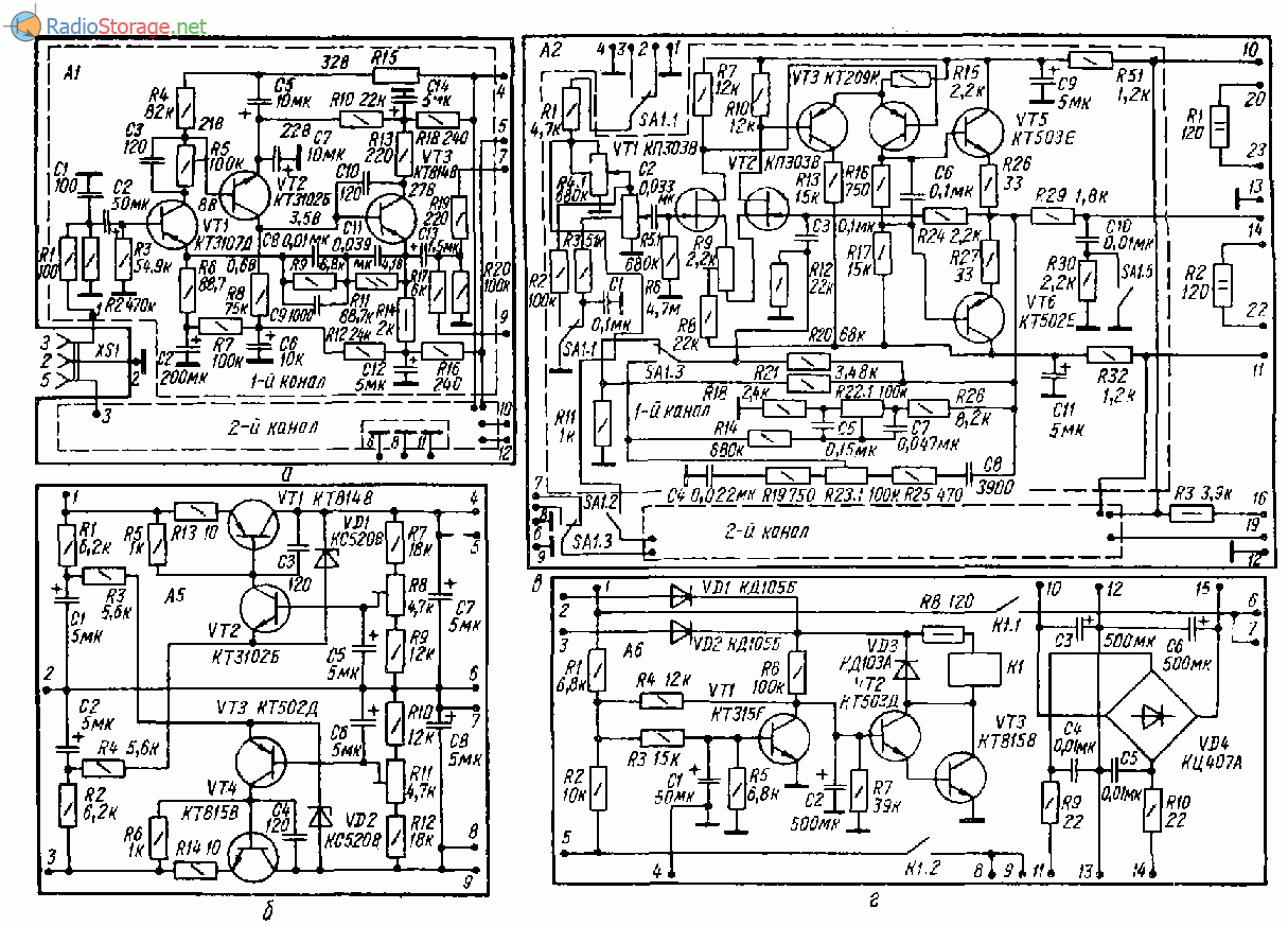 Амфитон у 002 стерео hi fi схема