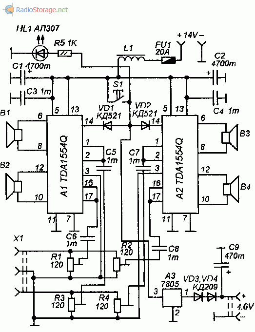 Tda 8571 усилитель схема