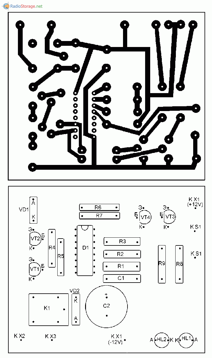 Рисунок печатной платы