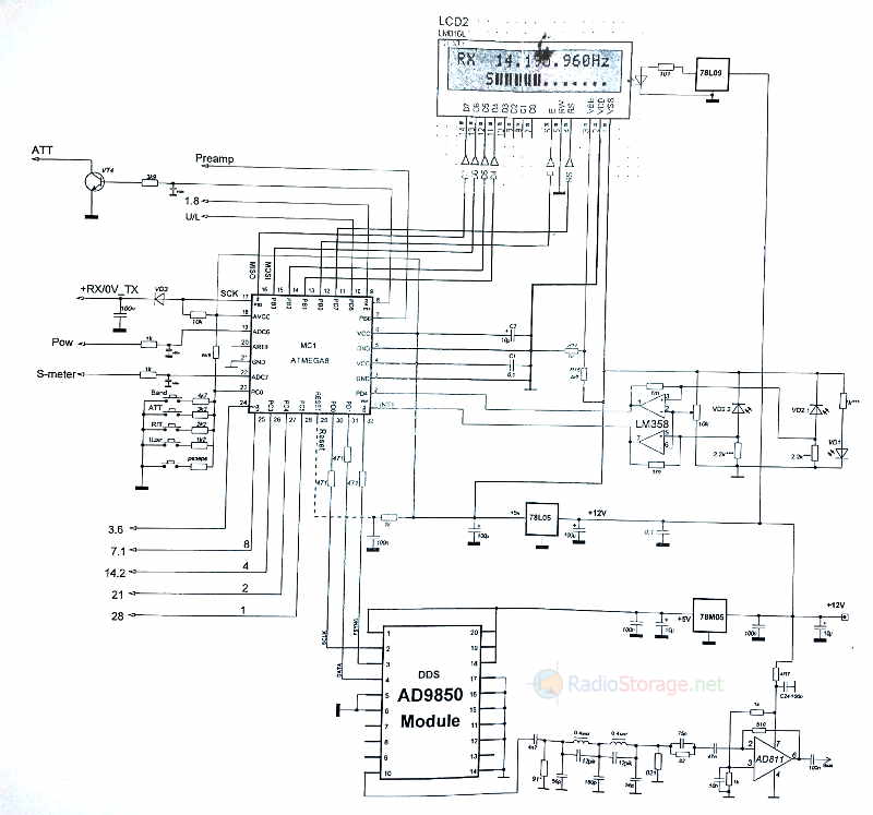 Схема синтезатора частоты