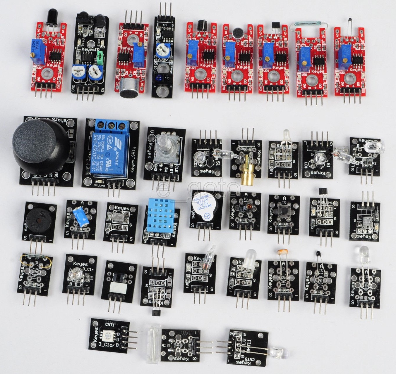 Разнообразные датчики, подключаемые к Arduino