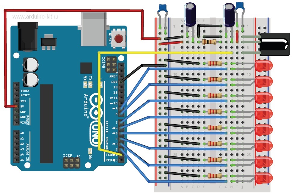 Arduino проект 25:  ИК-фотоприемник и ИК-пульт. Обрабатываем команды от пульта