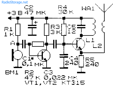 Схемы простейших радиопередающих устройств