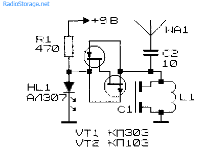 Схемы простейших радиопередающих устройств