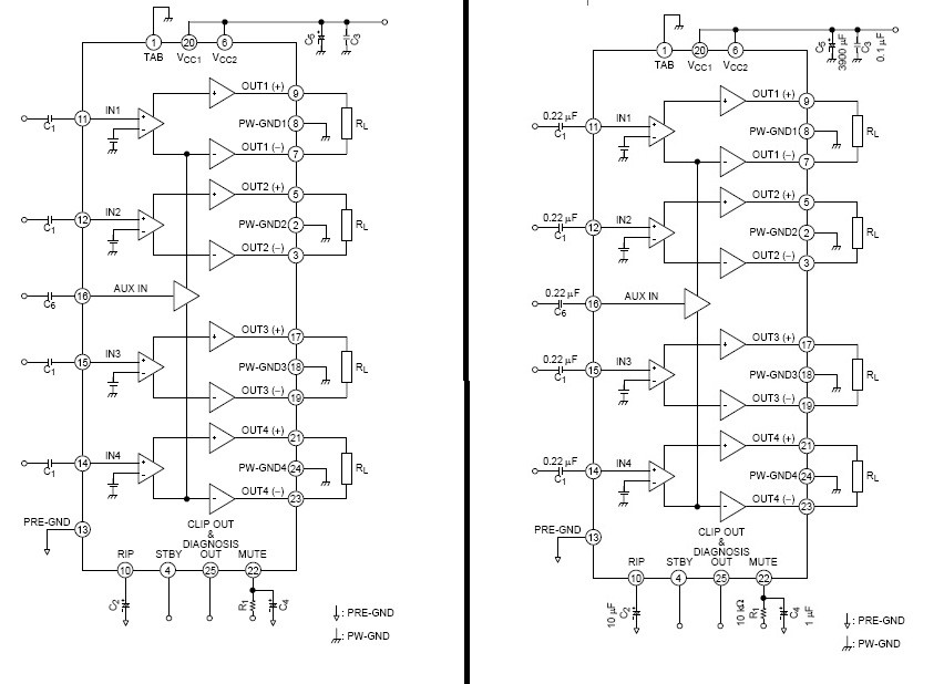 Tda8588aj усилитель схема