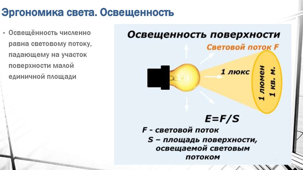 Освещенность на поверхности стола при работе с видеодисплейным терминалом и пэвм должна составлять