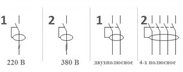 Каким буквенным кодом обозначается в схеме двигатель