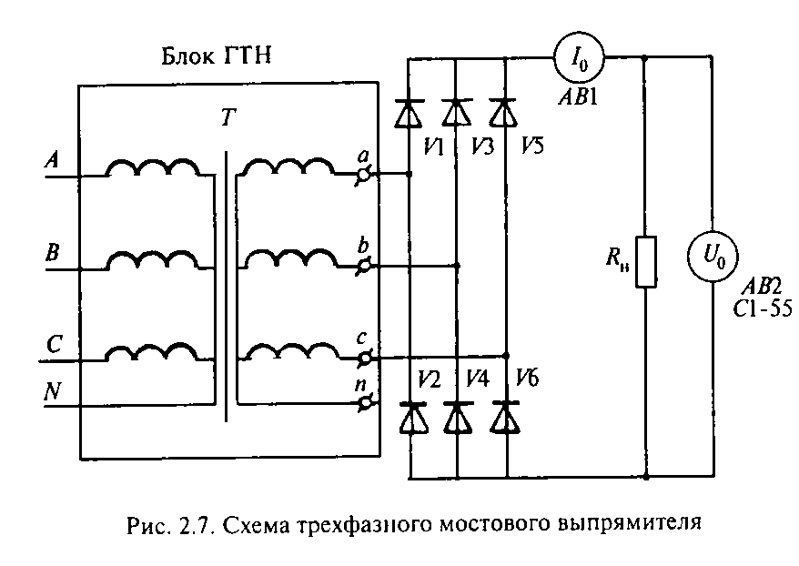 Схема ларионова на тиристорах