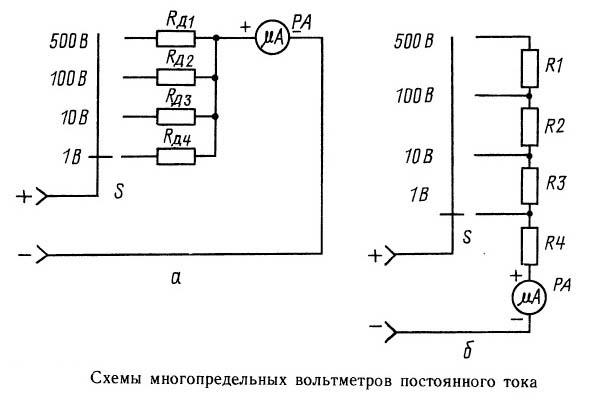 Вольтметр в7 16 принципиальная схема