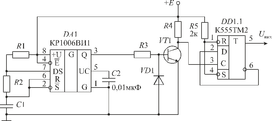 Удвоитель напряжения схема на 555