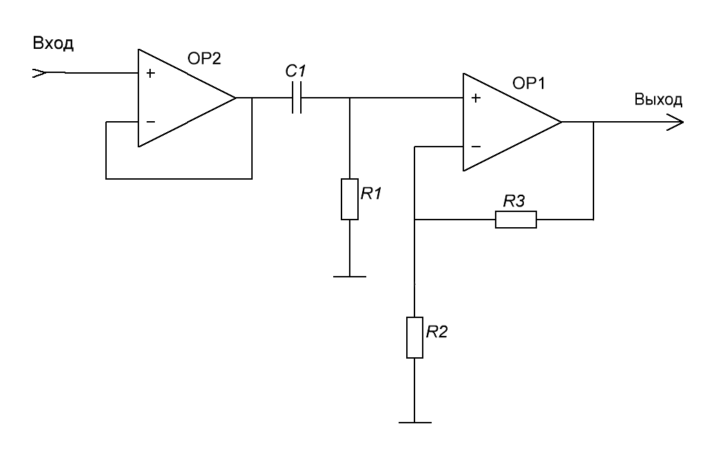 Усилители тока на операционных усилителях схема