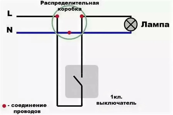 Схема подключения двухклавишного выключателя с розеткой ванна туалет