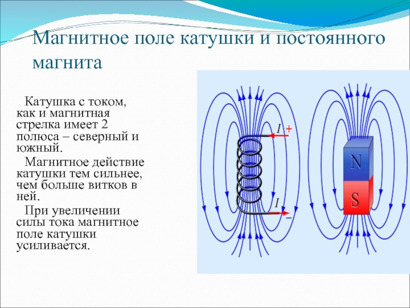 Покажи магнитную. Наблюдение взаимодействия постоянного магнита и катушки с током. Магнитное поле постоянного магнита. Магнитное поле постоянных магнитов. Катушка и магнит.