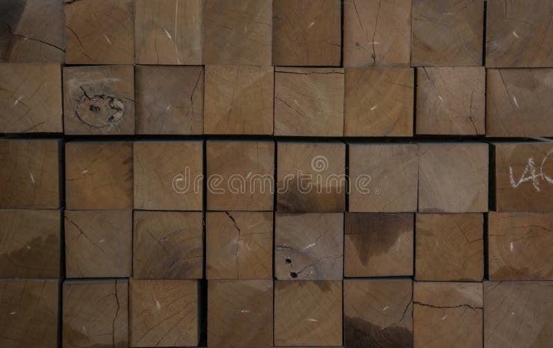 Cross section of sawn timber stock photos