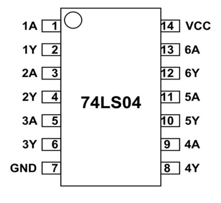 Генератор на 74hc04 схема