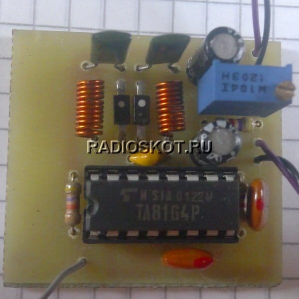 Радиоприёмник на микросхеме TA8164P