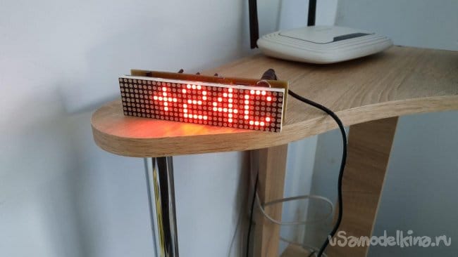 Простые часы на Arduino и матричном индикаторе