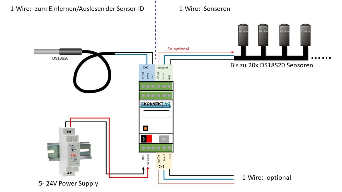 Схема 1 wire