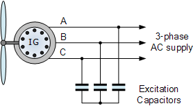 Capacitor Start Induction Generator