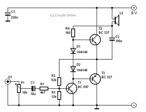 Унч на транзисторах кт814 кт815 схема